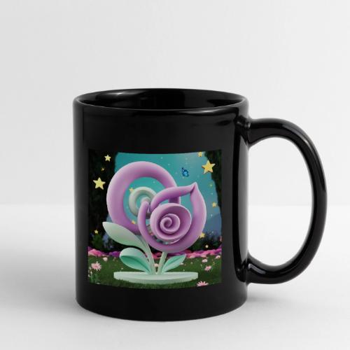 Lila Bloom | Double Floral Eco-Inspired Art - Full Color Mug