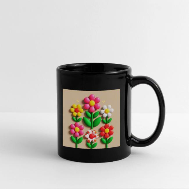 3D Flowers and Butterflies in Amber, Floral Design