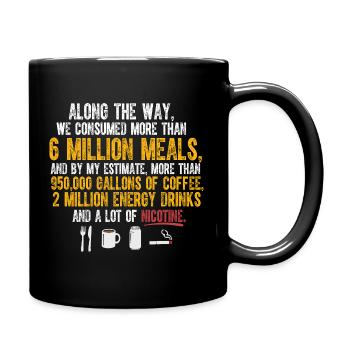 6 Million Meals 2 Million Energy Drinks - Full Color Mug - black - Right