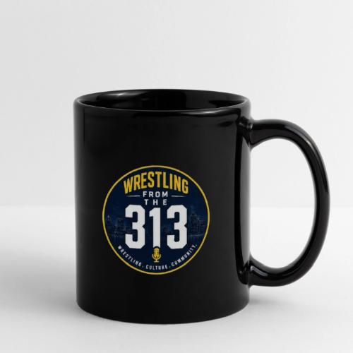 Wrestling from the 313 (navy and gold) - Full Color Mug