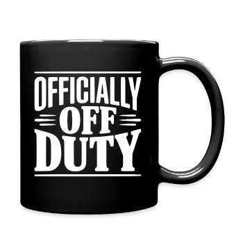Officially Off Duty - Full Color Mug - black - Right