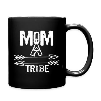 Mom Tribe - Full Color Mug - black - Right