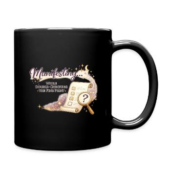 Manifesting Magic Checklist - Full Color Mug - black - Right