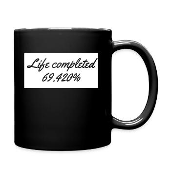 Life completed 69 420% - Full Color Mug - black - Right