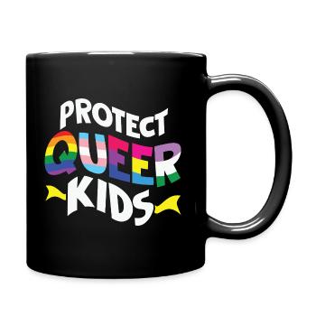 Protect Queer Kids - Full Color Mug - black - Right