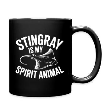 Stingray Is My Spirit Animal - Full Color Mug - black - Right