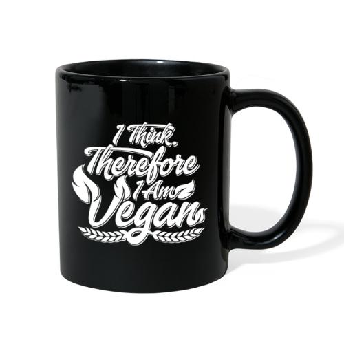 I Think, Therefore I Am Vegan - Full Color Mug