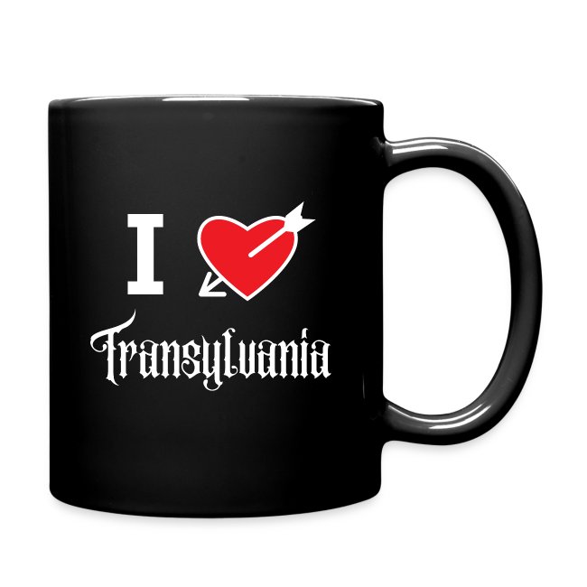 I love Transylvania (white letters version)