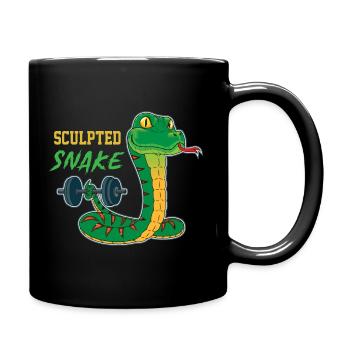 SCULPTED SNAKE - Full Color Mug - black - Right