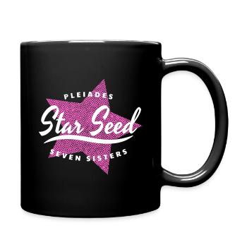 Pleiades Star Seed - Full Color Mug - black - Right