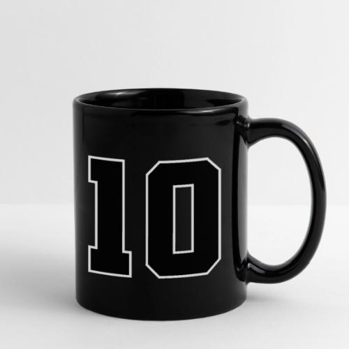 Varsity Number 10 Athletic Design - Full Color Mug