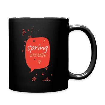spring for restart - Full Color Mug - black - Right
