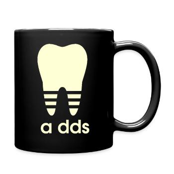 A DDS Funny Dentist Dental Student Humor Graduatio - Full Color Mug - black - Right