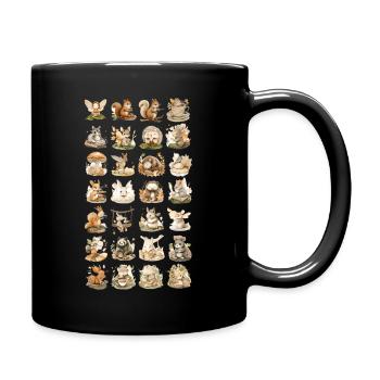 Whimsical Woodland Animal Collection - Full Color Mug - black - Right