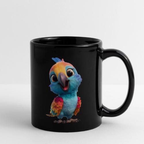 Colorful Cartoon Baby Parrot Design - Full Color Mug