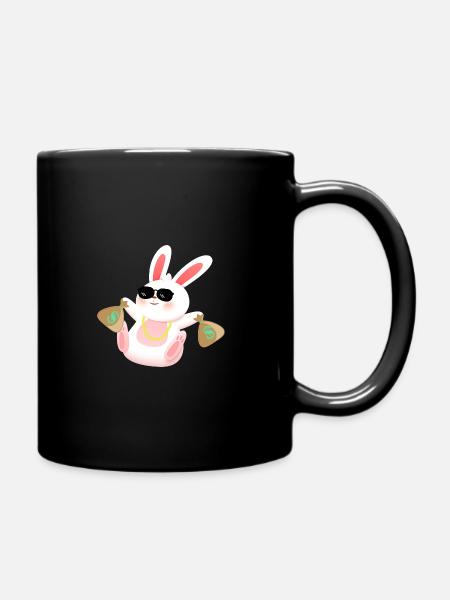 Money Bunny - Full Color Mug - black
