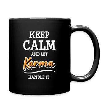 Karma Yoga Ego - Full Color Mug - black - Right