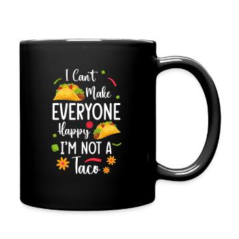 Tacos Hunger Foodie - Full Color Mug - black - Right