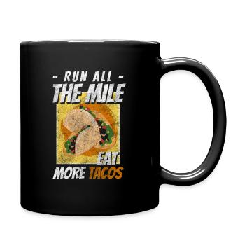 Taco Delicious Foodie Cheese - Full Color Mug - black - Right
