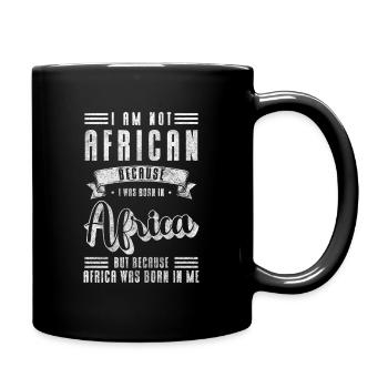 Safari Wilderness Nature Conservation Elephant - Full Color Mug - black - Right