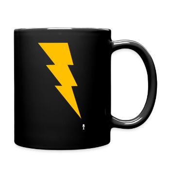 Lightning Bolt - Black - Full Color Mug - black - Right