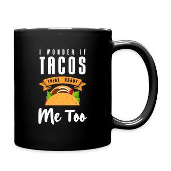 Taco Food Foodie - Full Color Mug - black - Right