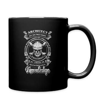 Designer Building Draft Office - Full Color Mug - black - Right