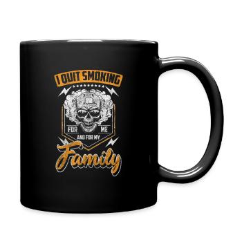 Non-Smoking Cigarettes No Smoking - Full Color Mug - black - Right