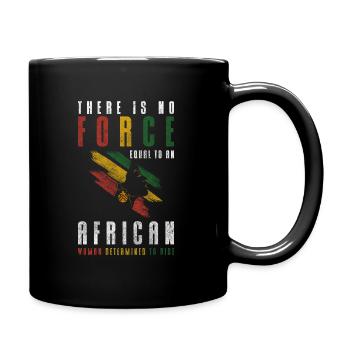 Africa Wilderness Nature Conservation Giraffe - Full Color Mug - black - Right