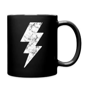 Lightning Bolt For And Tops - Full Color Mug - black - Right