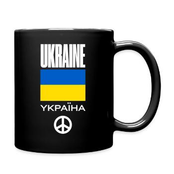 Ukraine Peace - Full Color Mug - black - Right