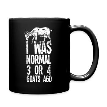 Normal 3 Or 4 Goats - Full Color Mug - black - Right