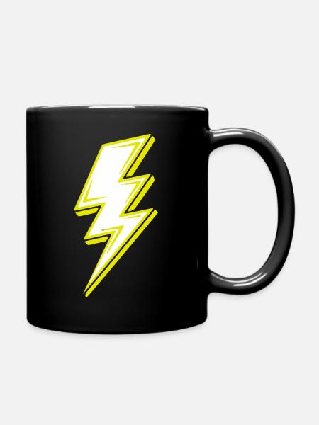 Lightning Bolt - Full Color Mug - black