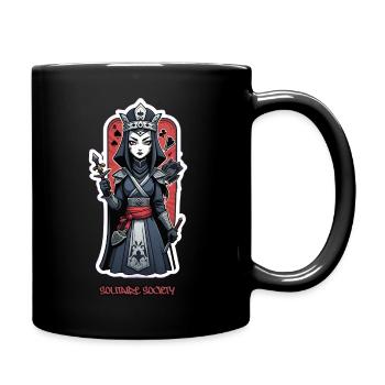 Ninja Queen of Spades - Full Color Mug - black - Right