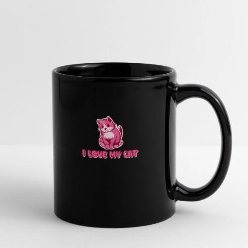 I love my cat - Full Color Mug