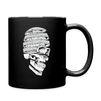Sliced Skull - Full Color Mug - black - Right