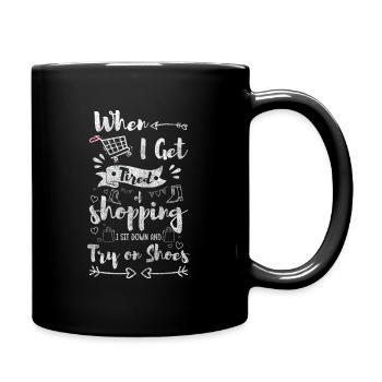 Shop Present Addiction Shop-a-holic - Full Color Mug - black - Right