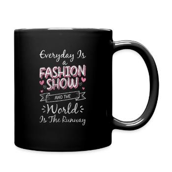 Shopping Shopping Catwalk Fashion Boy - Full Color Mug - black - Right