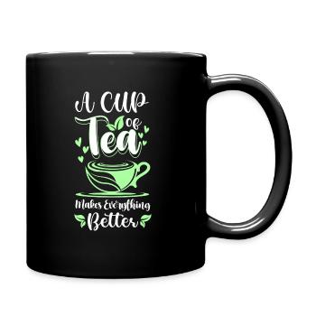 Tea Relaxation Hot Tea Chamomile Tea - Full Color Mug - black - Right