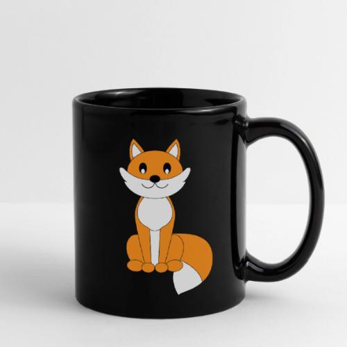 Clever Orange Fox - Infant Apparel and Cocoa Mug - Full Color Mug