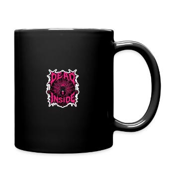 Neon Spiderweb Inferno - Full Color Mug - black - Right