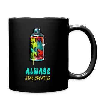 Stay Creative Street Style - Full Color Mug - black - Right