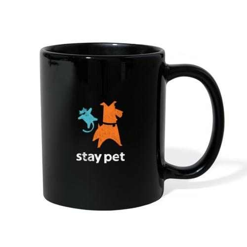 Stay Pet White Worn Logo - Full Color Mug