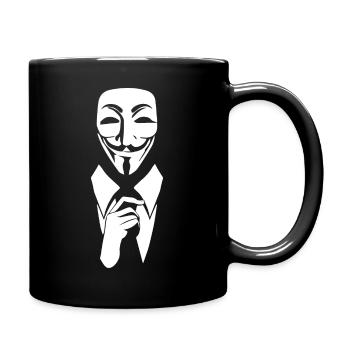 We are anonymous - Full Color Mug - black - Right