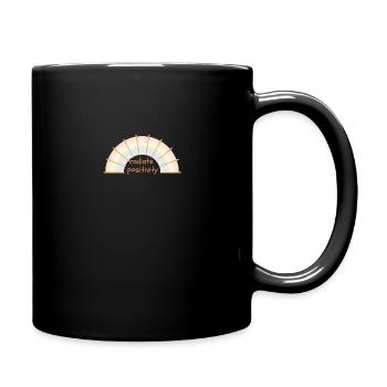 radiate positivity , - Full Color Mug - black - Right