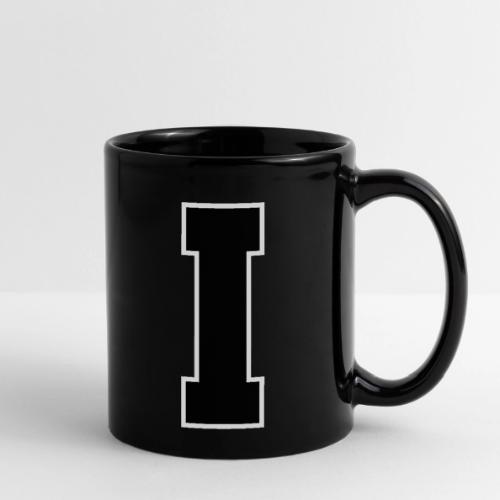 Varsity Letter I Collegiate Monogram - Full Color Mug