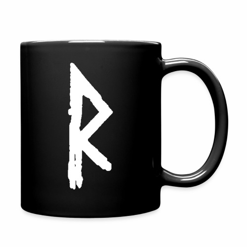 Elder Futhark Rune Raidho - Letter R - Full Color Mug