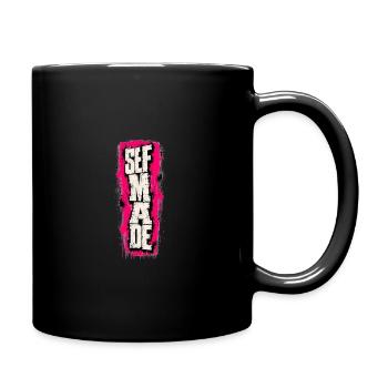 SelfMade Graffiti Bold Typography - Full Color Mug - black - Right