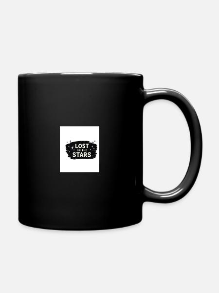 Lost in the Stars Space T-Shirt - Full Color Mug - black