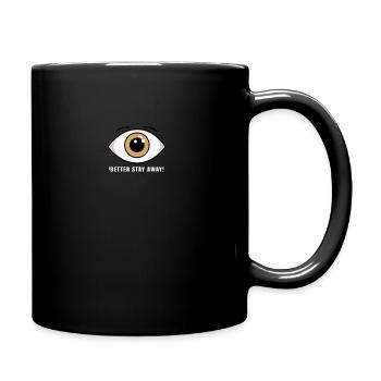 better stay away - Full Color Mug - black - Right